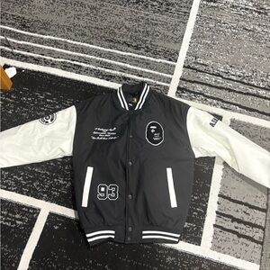 Mens bape varsity jacket